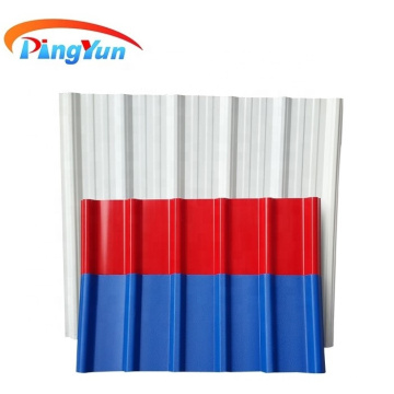 Building material Uv resisted corrugated plastic roof sheet